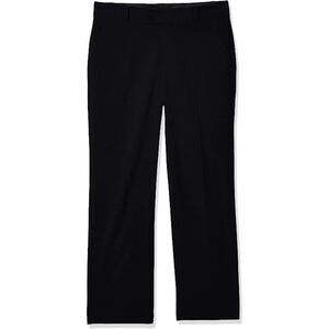 Calvin Klein Big Boys' Flat Front Pant, Midnight Navy, 12